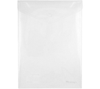 Папка-конверт пластиковая на кнопке вертикальная Berlingo No Secret А4+, толщина пластика 0,2 мм, вертикальная, прозрачная