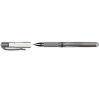 Ручка гелевая Signo Broad, корпус прозрачный, стержень серебристый