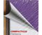 Обложки для переплета картонные D&A (А4), А4, 100 шт., 230 г/м2, фиолетовые, тиснение «под кожу»