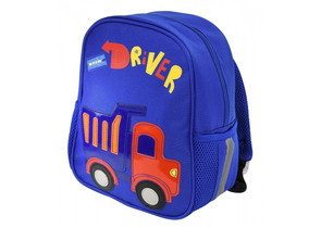 Рюкзак детский «Каляка-Маляка» со страховочной лентой, 230×270×125 мм, «Грузовик»