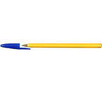 Ручка шариковая одноразовая Attache Economy, корпус оранжевый, стержень синий
