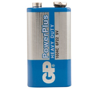 Батарейка солевая GP PowerPlus, 6F22, 9V, тип «Крона»