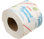 Бумага туалетная Laima «Мягкий рулончик», 1 рулон, ширина 85 мм, серая