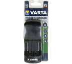 Зарядное устройство для аккумуляторов Varta Pocket Charger, черное, без аккумуляторов