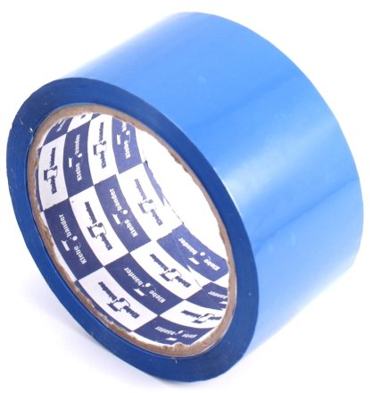 Клейкая лента упаковочная цветная Klebebander 48 мм×57 м, толщина ленты 40 мкм, синяя