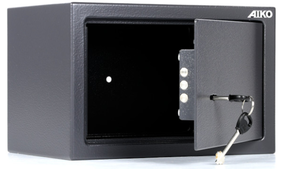 Мебельный сейф Aiko серии Т с ключевым замком T-200-KL: 10,2 л
