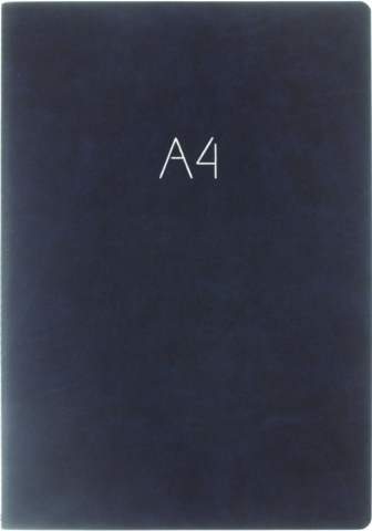 Блокнот Format (А4) 195×280 мм, 80 л., клетка/точки, №3, синий