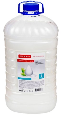 Мыло-крем жидкое OfficeClean Professional 5000 мл, «Гипоаллергенное»