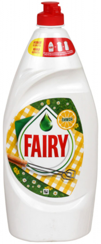 Средство для мытья посуды Fairy 900 мл, «Лимон»