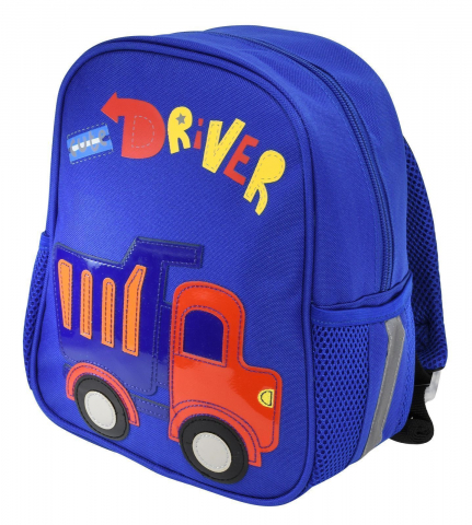 Рюкзак детский «Каляка-Маляка» со страховочной лентой 230×270×125 мм, «Грузовик»