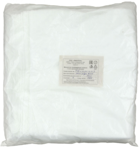 Пакет-майка «Мистерия» (упаковка) 30+16×54 см, 13 мкм, 250 шт., белый