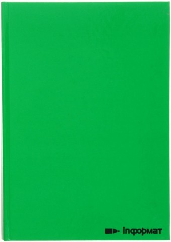 Блокнот-тетрадь общая А5, 60 л. inФормат 150×205 мм, клетка, зеленая